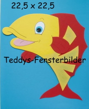 Fisch rot gelb